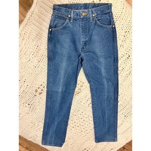 Wrangler Cowboy Cut Slim Fit Jeans Medium Wash Denim 14MWZG 5x34 High Rise
